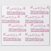 Frohen Muttertag Multifarben-Design Geschenkpapier (Flach)