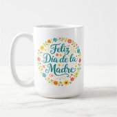 Frohen Muttertag Muttertag Kalligrafie |  Kaffeetasse (Links)