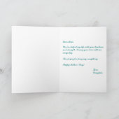 Frohen Muttertag Muttertags-Kalligrafie |  Karte (Innenseite)
