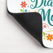 Frohen Muttertag Muttertags-Kalligrafie |  Mousepad (Ecke)