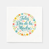 Frohen Muttertag Muttertags-Kalligrafie |  Serviette (Vorderseite)