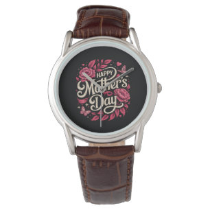 Frohen Muttertag Niedliche Florale Mutter Armbanduhr