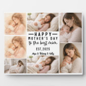 Frohen Muttertag | Personalisiertes Foto Fotoplatte (Vorderseite)
