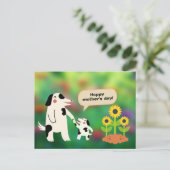 Frohen Muttertag Postkarte (Stehend Vorderseite)