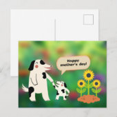 Frohen Muttertag Postkarte (Vorne/Hinten)