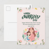 Frohen Muttertag Postkarte (Vorne/Hinten)