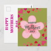 FROHEN MUTTERTAG POSTKARTE (Vorne/Hinten)