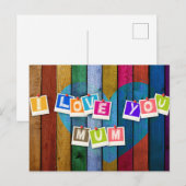 Frohen Muttertag Postkarte (Vorne/Hinten)