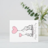 Frohen Muttertag Postkarte (Stehend Vorderseite)