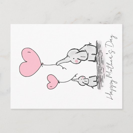 Frohen Muttertag Postkarte (Vorderseite)