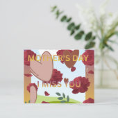 FROHEN MUTTERTAG POSTKARTE (Stehend Vorderseite)