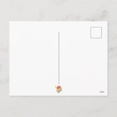 Frohen Muttertag Rosa Lila Blüten Feiertagspostkarte (Rückseite)