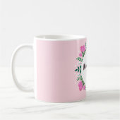 Frohen Muttertag Rosa Tulpen Kaffeetasse (Links)