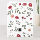FROHEN MUTTERTAG (ROSEN) KARTE (Rückseite)