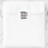 Frohen Muttertag Runder Aufkleber (Tasche)