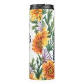 Frohen Muttertag Schmetterlinge & Blumen Thermosbecher (Rückseite)