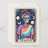 Frohen Muttertag Skelett-Mutter-Leben Tarot Karte (Vorderseite)