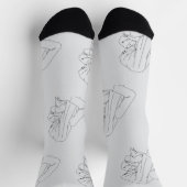 Frohen Muttertag Socken (Oben)