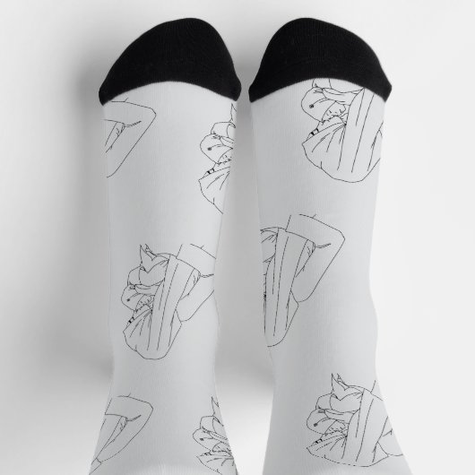 Frohen Muttertag Socken (Oben)
