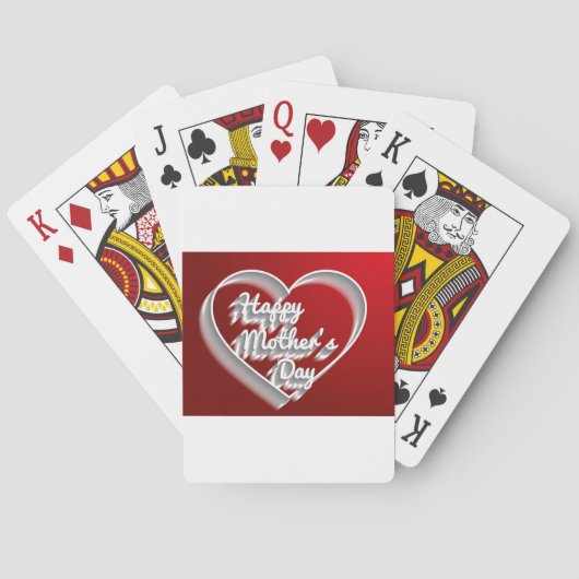 frohen Muttertag Spielkarten (Rückseite)