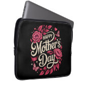 Frohen Muttertag, süße Blumen-Mama Laptopschutzhülle (Vorne Rechts)