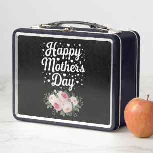 Frohen Muttertag Süße Florale Mutter Oma Ehefrau Metall Brotdose