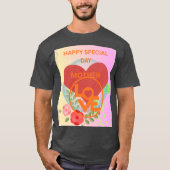 FROHEN MUTTERTAG T-Shirt (Vorderseite)