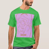 FROHEN MUTTERTAG T-Shirt (Vorderseite)