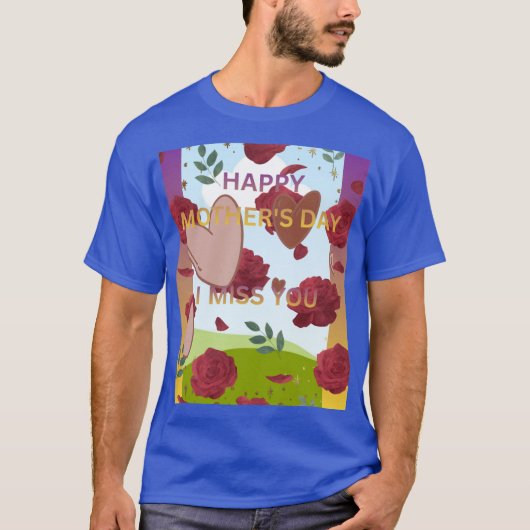 FROHEN MUTTERTAG T-Shirt (Vorderseite)