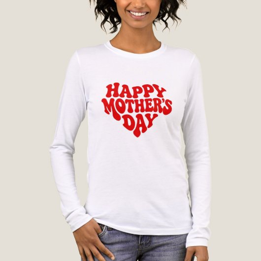 Frohen Muttertag Tri-Blend Shirt (Vorderseite)