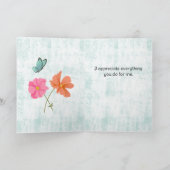Frohen Muttertag Wiesenblumen Karte (Innenseite)