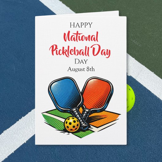 Frohen National Pickleball Tag | 8. August Karte