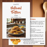 Frohen Nationalen Fritter-Tag | 2. Dezember