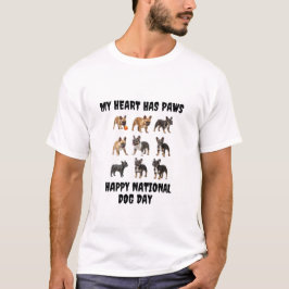 Frohen Nationalen Hundetag - Feiern Sie Ihren best T-Shirt