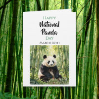 Frohen Nationalen Pandas-Tag | 16. März