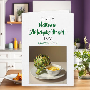 Frohen Nationaler Artischockenherzen-Tag   16. Mär Karte