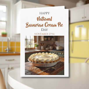 Frohen Nationaler Bayerischer Cremekuchen-Tag! 27. Karte