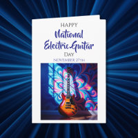 Frohen Nationaler E-Gitarre-Tag! | 27. November