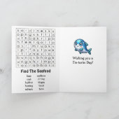 Frohen Nationaler Sardinentag | 24. November Karte (Innenseite)