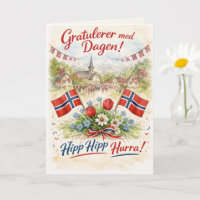 Frohen norwegischen Verfassungstag - 17. Mai Sytte