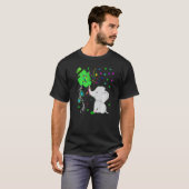 Frohen Patrick-Tag Elefant-Autismus-Bewusstsein T-Shirt (Vorne ganz)