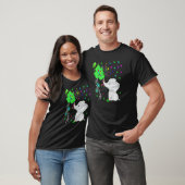 Frohen Patrick-Tag Elefant-Autismus-Bewusstsein T-Shirt (Unisex)