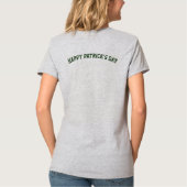 Frohen Patrick-Tag | Glücksbringer & Kleeblatt T-Shirt (Rückseite)