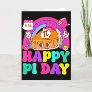Frohen Pi-Tag 3.14 Pie-Tag für Kinder Jugend Junge Karte