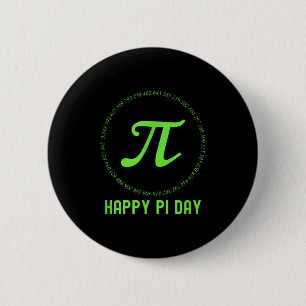 Frohen Pi-Tag Mathe Und Mathematik Stem-Lehrer Tre Button
