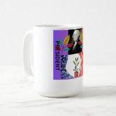 FROHEN PRÄSIDENTENTAG AMERIKAS KAFFEETASSE (Vorderseite Links)
