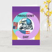 FROHEN PRÄSIDENTENTAG AMERIKAS KARTE (Gelbe Blume)