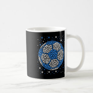 Frohen Punkt des Tages 2025 Polka Punkt Fußball Ll Kaffeetasse