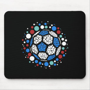 Frohen Punktetag 2025 Polka Punkt Fußball Ll Liebh Mousepad