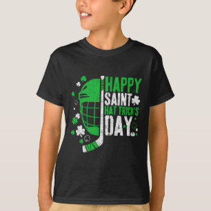 Frohen Sankt Dreierpacktag Lustig Eishockey St Pat T-Shirt